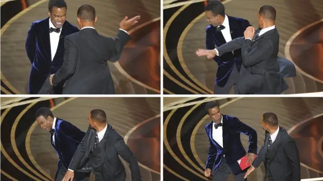 ویل اسمیت، برنده بهترین بازیگر مرد بعد از شوخی کریس راک، مجری برنامه درباره همسرش به او سیلی زد