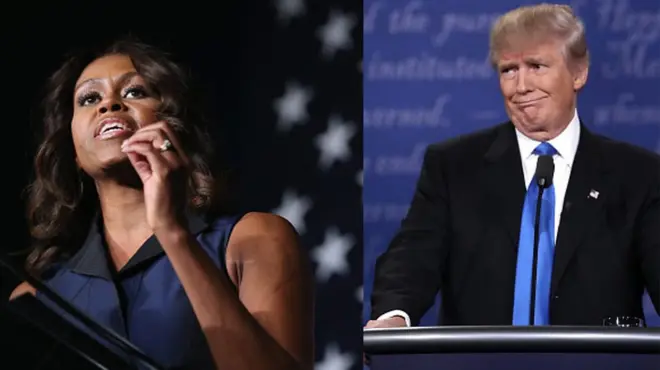 Michelle Obama et Donald Trump