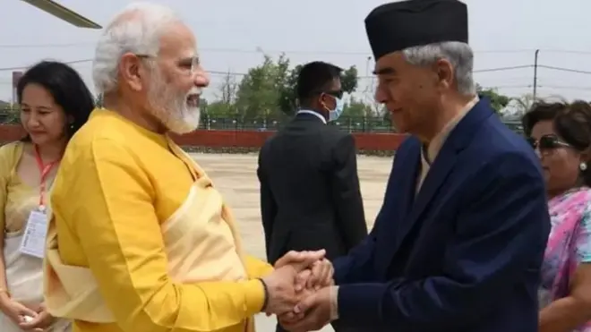 नरेंद्र मोदी नेपाल में