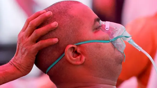 उत्तर प्रदेश के गाजियाबाद में एक कोरोना मरीज