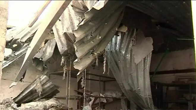 Авдеевка после обстрела