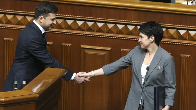 20 травня голова ЦВК Тетяна Сліпачук оголосила Володимира Зеленського обраним президентом на його інавгурації