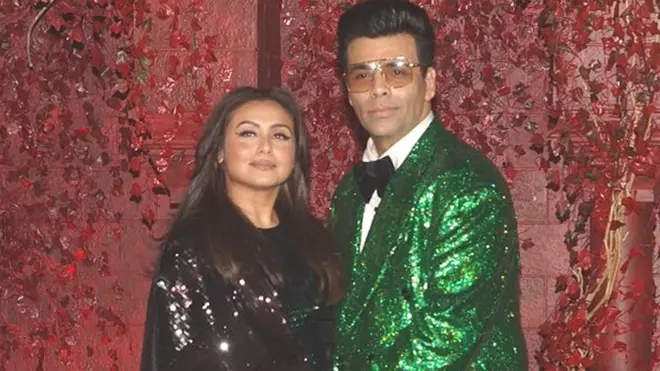 کرن جوہر کی لکی چارم کہی جانے والی رانی مکھرجی نے بھی پارٹی میں خوب ڈانس کیا