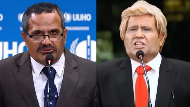 जब मनोज गजुरेल बने डा. टेड्रोस र ट्रम्प