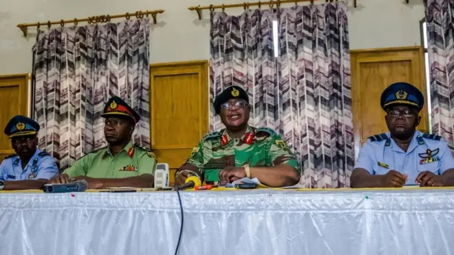 Le général Constantino Chiwenga, s’exprimait depuis le siège de l'armée à Harare.