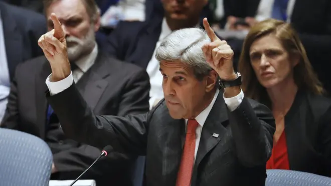 Kerry, BM Güvenlik Konseyi'nde Rusya Dışişleri Bakanı Sergey Lavrov'dan sonra söz aldı