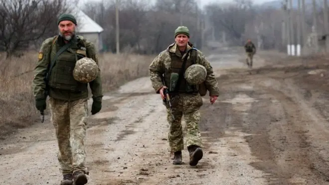 Ukranian soldiers