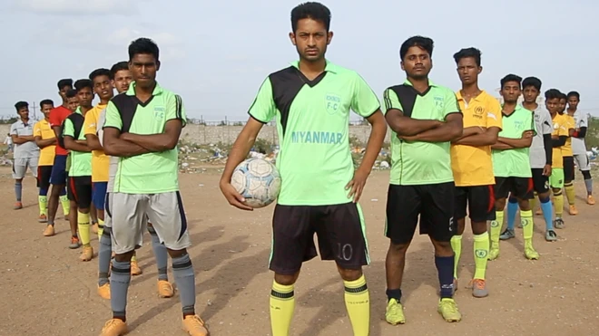 హైదరాబాద్‌లోని రోహింజ్యాల ఫుట్‌‌బాల్ జట్టు