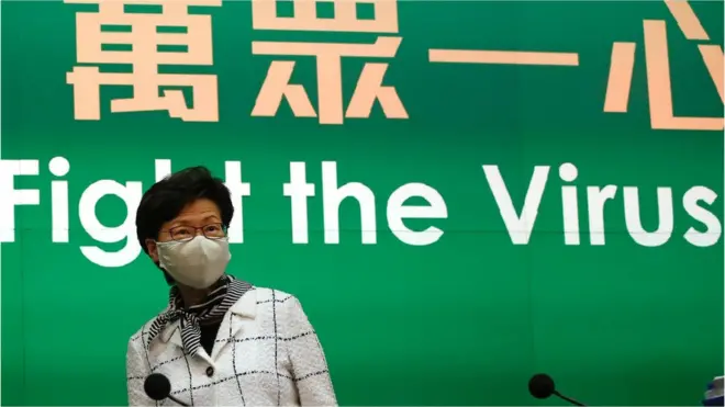 Ms Lam said the authorities would ramp up testing and asked some civil servants to work from home