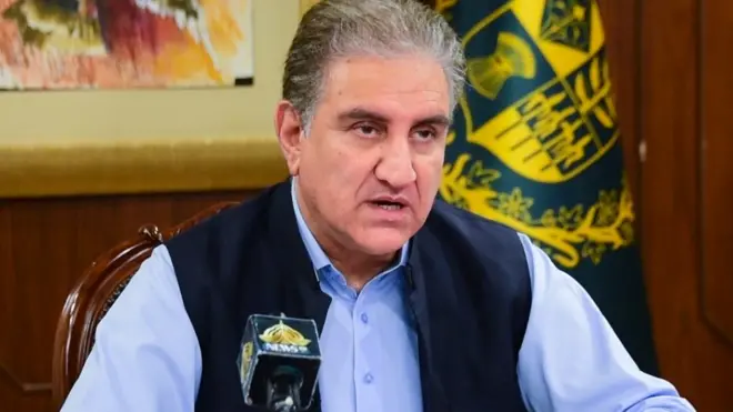 पाकिस्तान के विदेश मंत्री शाह महमूद क़ुरैशी