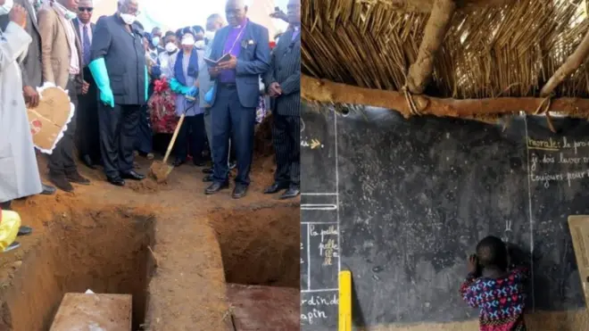 Aworan eto isinku yii jẹ ti awọn eyyan kan ti wọn si ni orilẹ-ede Sieraa Leone lasiko ilẹ riri to waye ni ọdun 2017.