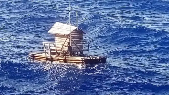 Indonesian teenager on floating fish trap survives 49 days adrift at sea