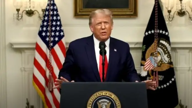 ولسمشر ټرمپ وایي، سوله کوي، خو له پیاوړي دریځه یې کوي.