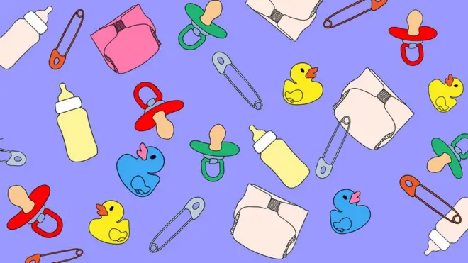 baby stuff illustration