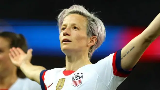 La joueuse américaine Megan Rapinoe est l'un des fleurons de l'explosion de popularité du football féminin.