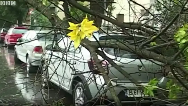 Наслідки урагану в Румунії