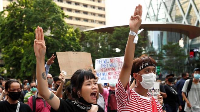 泰国示威者