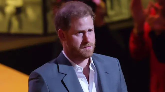 Prince Harry speaks at the Invictus Games