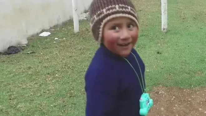 Denco programa katılan çouklardan