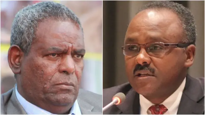 አቶ አባይ ወልዱ እና አብረሃም ተከስተ (ዶ/ር)