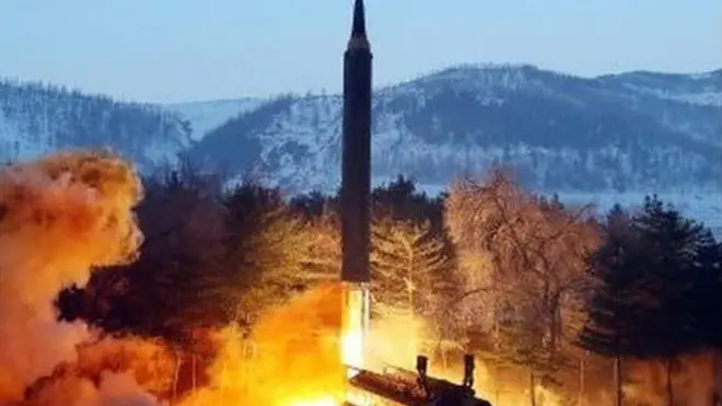 북한 조선중앙통신이 공개한 사진들