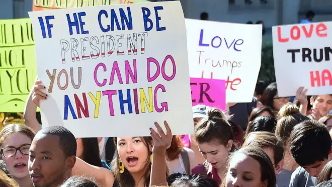 امریکہ میں احتجاج جاری ہے