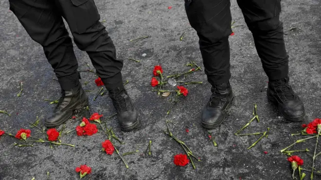 نشر في مدينة اسطنبول نفسها نحو 17 الف رجل شرطة تعزيزا للامن عشية الاحتفالات بالسنة الجديدة