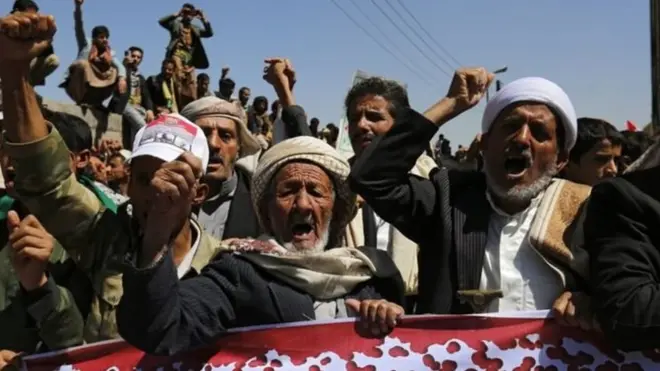 Yemen'de protesto eylemi