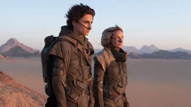 Chalamet (left) lobbied to win a role in the film after falling in love with the books