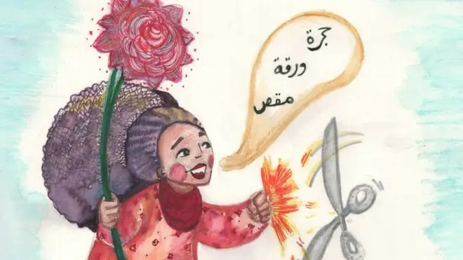 حجرة ورقة مقص