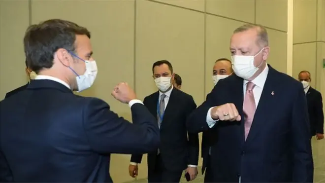 Macron iyo Erdogan oo ku kulmay Brussels