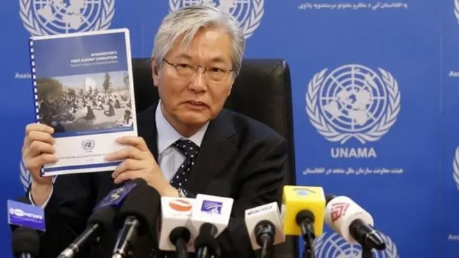 گزارش سازمان ملل زیر نام "مبارزه با فساد در افغانستان؛ از استراتژی تا تطبیق" امروز منتشر شد