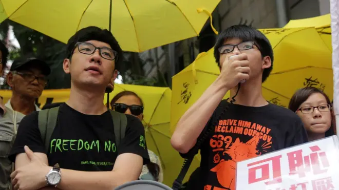 香港年轻一代活动人士在“雨伞运动”中成为主力