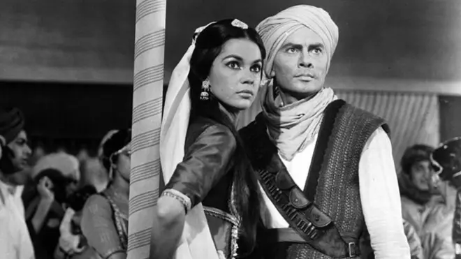 सुल्ताना डाकू पर बनी एक फ़िल्म का सीन