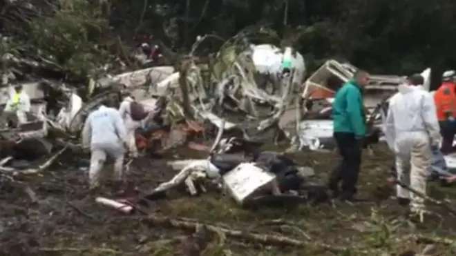 На месте катастрофы