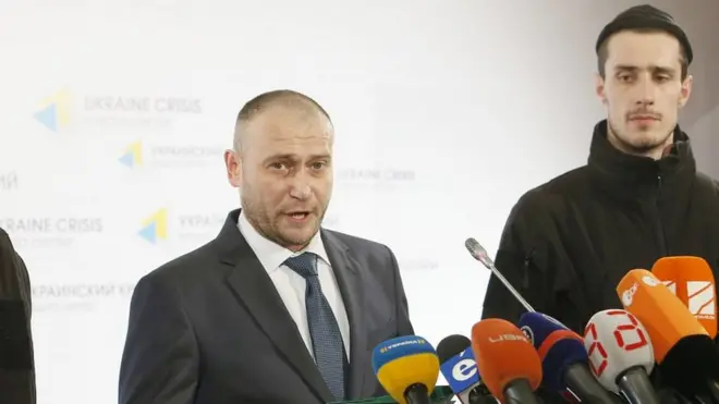 Шумков і Дмитро Ярош, 2014 рік