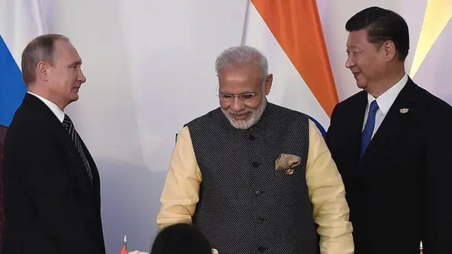 रूस, चीन और भारत