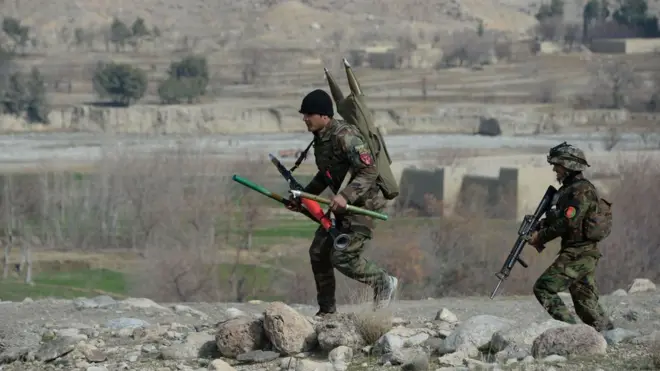 په عملیاتو کې له هوايي ځواکه هم مرسته غوښتل شوې.