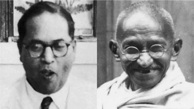 भीमराव आंबेडकर, महात्मा गांधी