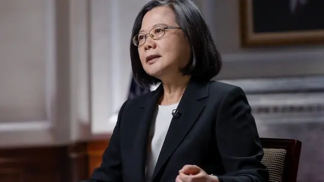 台灣總統蔡英文接受CNN專訪