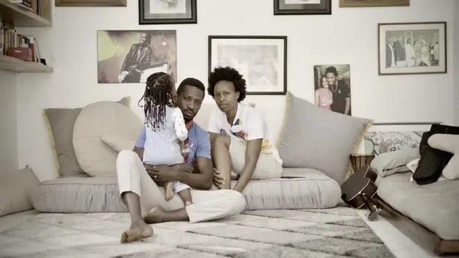 Bobi Wine, im wife and dia relative.