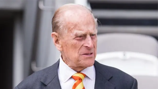 Le prince Philip, duc d'Édimbourg.