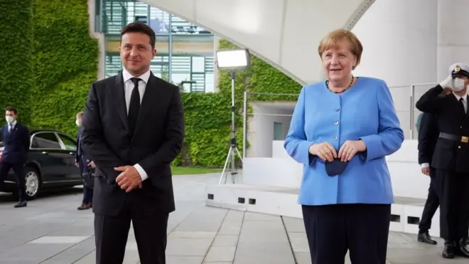 Зеленський і Меркель