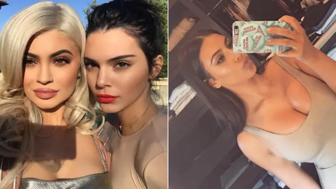 Kylie ve Kendall Jenner, Kim Kardashian gibi isimler sosyal medyada selfie'leriyle çok konuşuluyor.