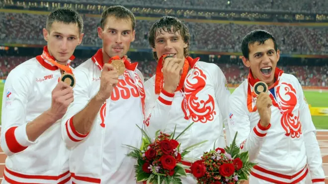 Денис Алексеев, Антон Кокорин, Владислав Фролов и Максим Дылдин (слева направо)