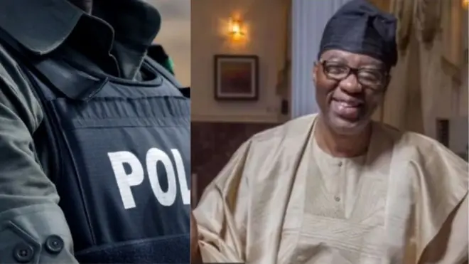 Aworan Ọlọpaa ati ti Gbenga Daniel