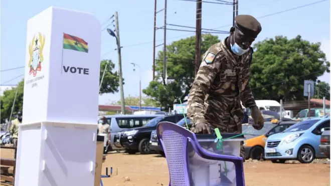 Ghana Election Special Voters list 2020: Voting in progress