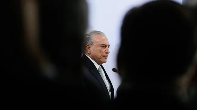 O presidente Michel Temer