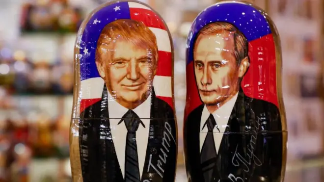 tramp i putin, babuške