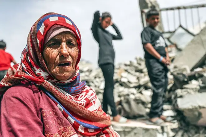 ग़ज़ा की महिला